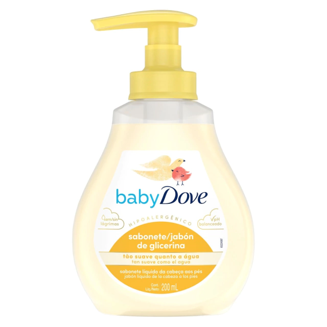 Baby Dove Jabon Liquido Baby Glicerina 200 ml