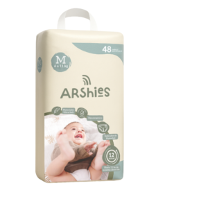 PAÑALES ARSHIES M 4 X 48