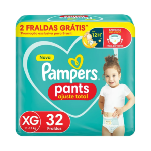 PAMPERS PANTS CONFORT SEC  XG X 32