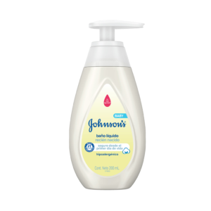 JABÓN LÍQUIDO PARA BEBÉ JOHNSONS RECIÉN NACIDO X 200 ML.