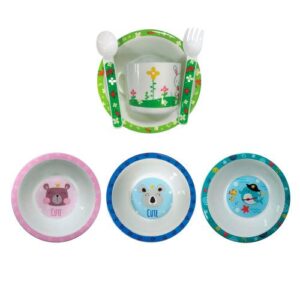 LOOPI SET PLATO TAZA CUCH. Y TENEDOR - COLOR SURTIDO
