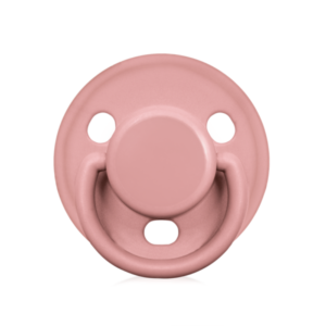 Chupete Tetina Silicona Redondo T. 1 Rosa + Estuche para esterilizar #32113