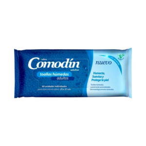 TOALLA HUMEDA ADULTO COMODIN X 60