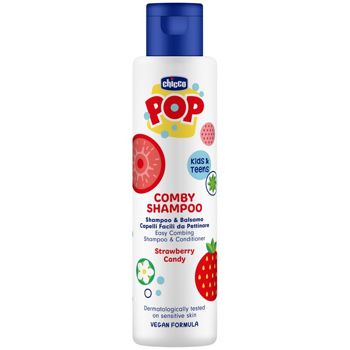 CHICCO SHAMPOO+ACOND STRAWBERRY 250 ML