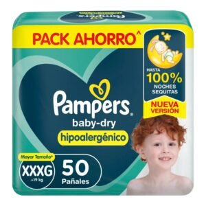 PAMPERS BABYDRY XXXG X 50