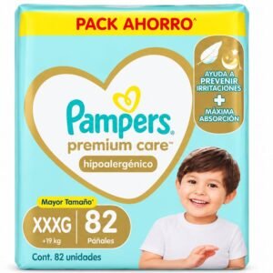 PAMPERS DELUXE PREMIUM CARE XXXG X 82 PACK MENSUAL